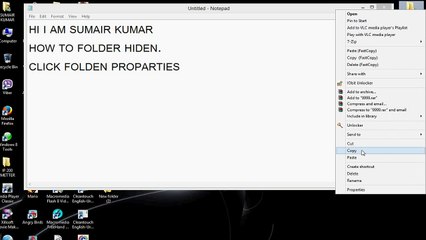 SMR Trixx how to hiden and unhiden folder