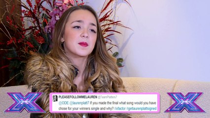 Lauren Platt talks about her takeaway night wih Cheryl