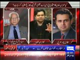 Haram Zaday, Kut'ay kay Bachay Ahmed Raza Kasuri abusing Talal Chaudhry in Live Show