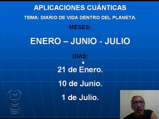 Aplicaciones Cuánticas: 21 de Enero, 10 de Junio y 1 de Julio