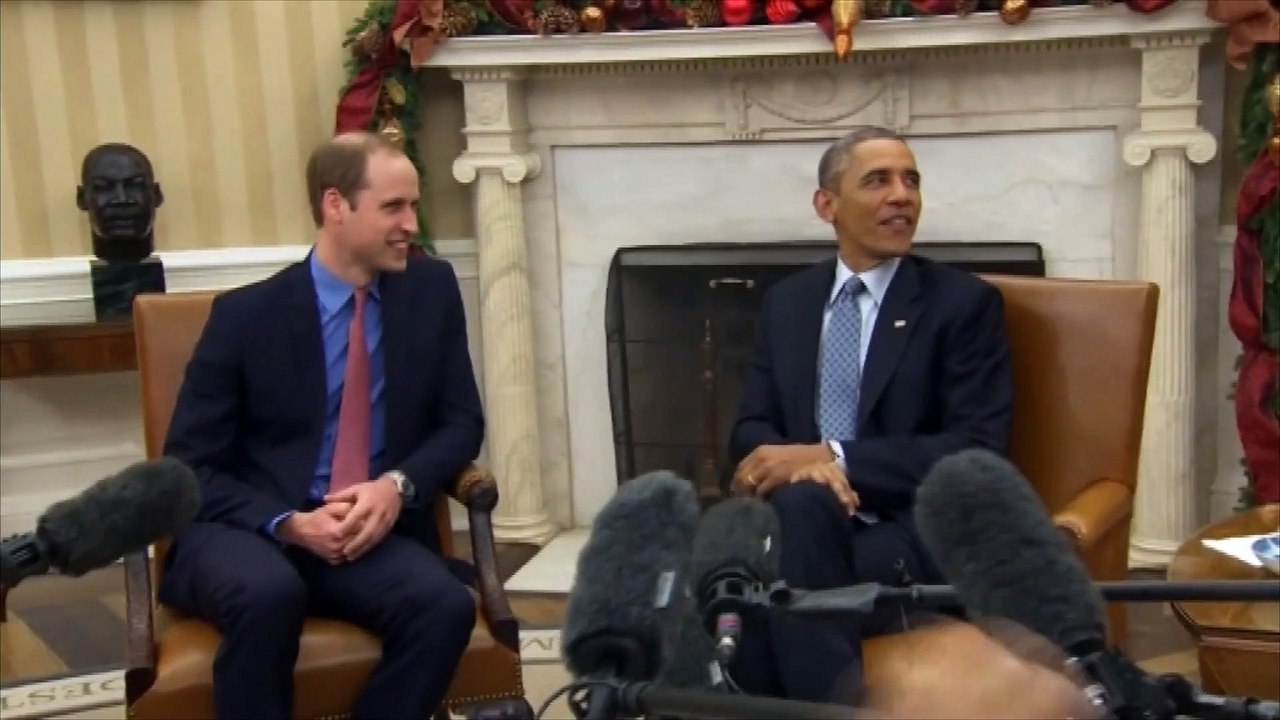 Barack Obama reçoit le Prince William à la Maison Blanche