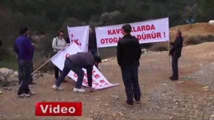 Yeni Otogarın Yerine Karşı Çıkanlar Eylem Yaptı