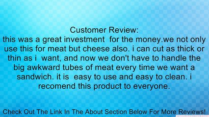 Magic Chef Meat Slicer-MCSFS200SV Review