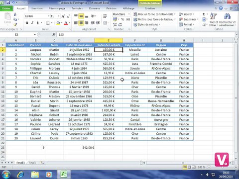 011-Effectuer un calcul simple - Formation intégrale sur Excel 2010