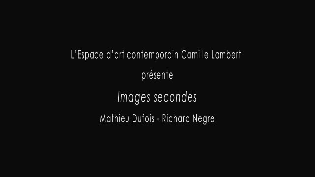 Exposition Images secondes Interview de Mathieu Dufois et Richard Negre
