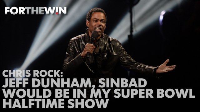 Chris Rock: Jeff Dunham, Sinbad would be in my Super Bowl halftime show