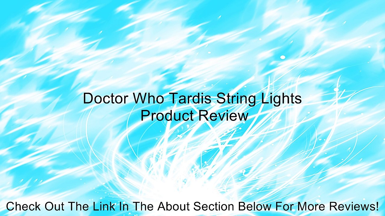 Doctor Who Tardis String Lights Review