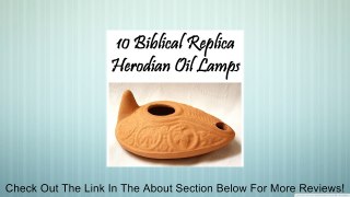 Lot - 10 Biblical Replica HERODIAN OIL LAMPS from Israel Review