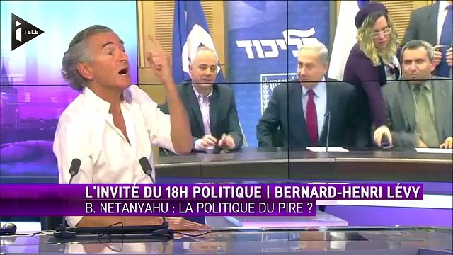 BHL défenseur d'un Israël sioniste, démocratique et laïque