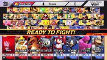 Super Smash Bros. For Wii U 8-Player Smash Team Battle - Playing As The Dire Mii Fighter