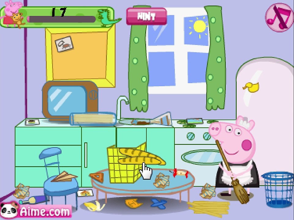 Peppa Pig Clean Room Let's Play / PlayThrough / WalkThrough Part