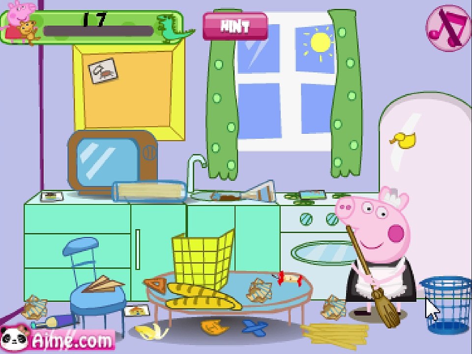 Peppa Pig Clean Room Let's Play / PlayThrough / WalkThrough Part