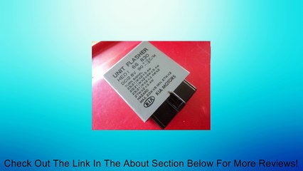 Kia Sportage flasher relay HEO l 66 830 Review