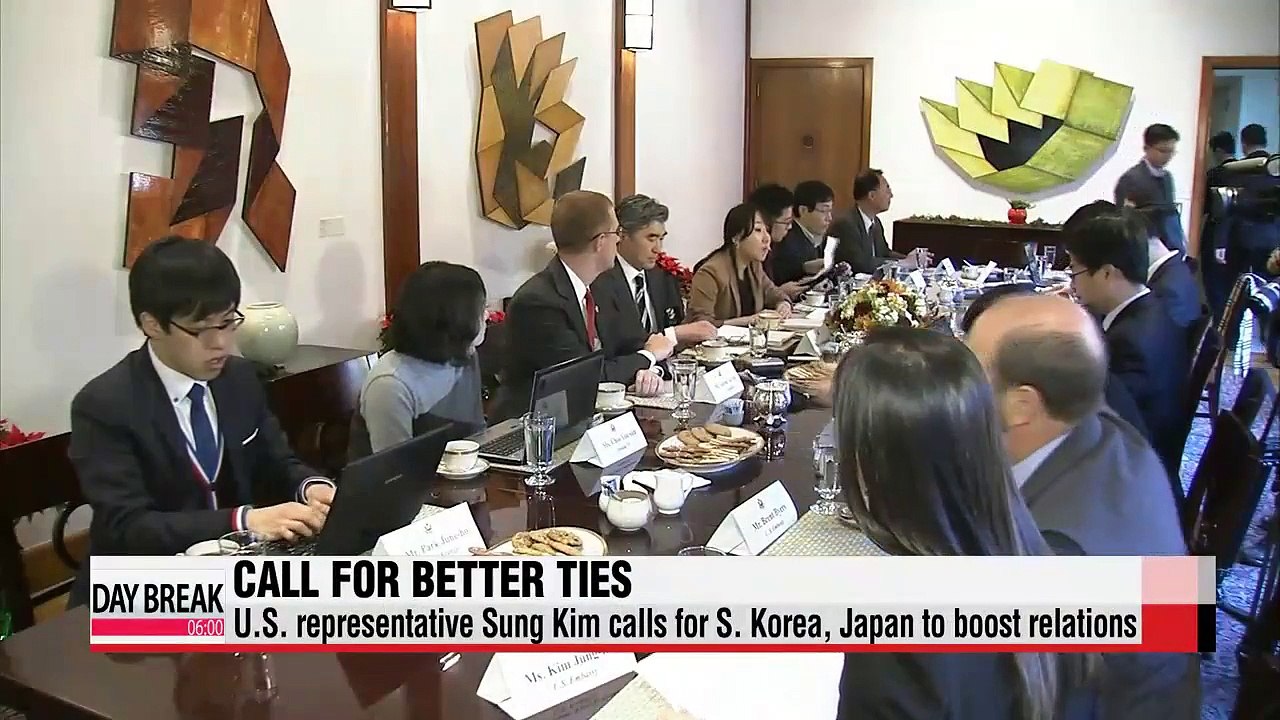 U.S. representative Sung Kim calls for S. Korea, Japan to boost relations