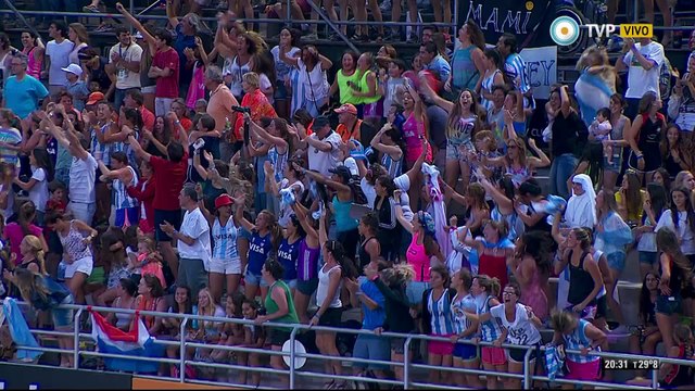 Gol de Rebecchi para Las Leonas, contra Holanda. Champions Trophy Mendoza 2014. 06-12-2014