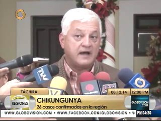 26 casos de chikungunya en Táchira