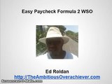 Easy Paycheck Formula 2 WSO by Sara Young Review - CHECK OUT MY FREE EASY PAYCHECK FORMULA