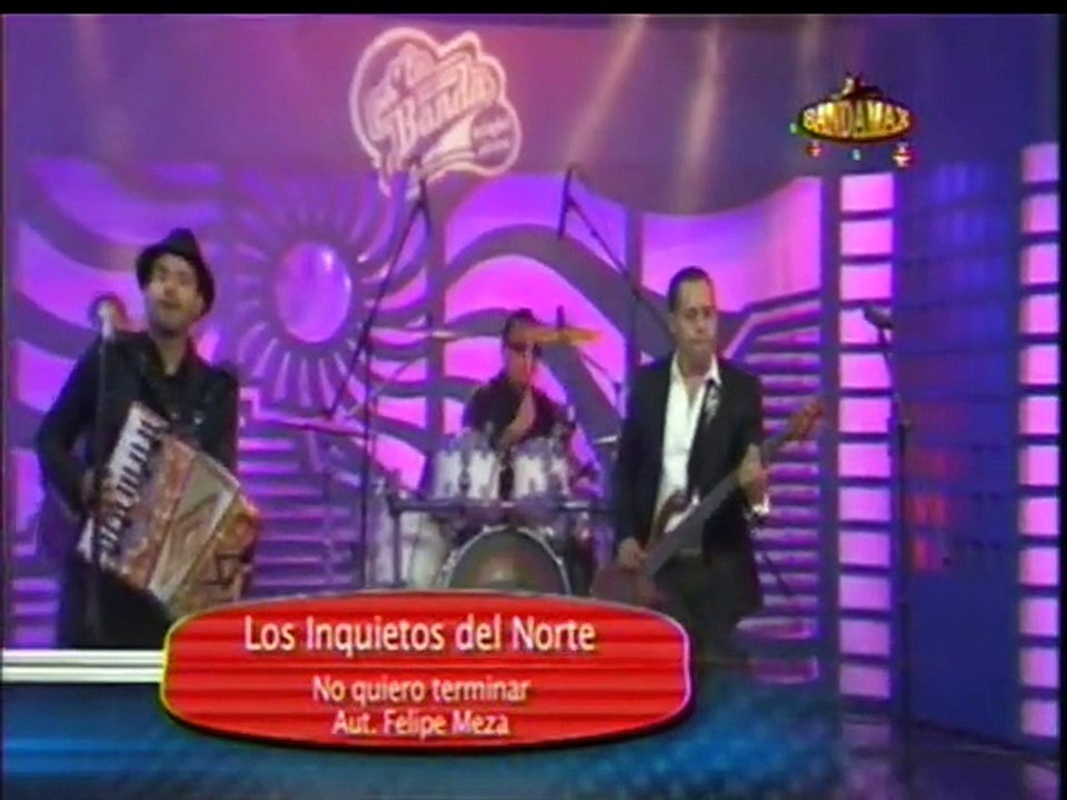 No Quiero Terminar - Los Inquietos Del Norte  - En Vivo Bandamax Pa La Banda Night Show 2014