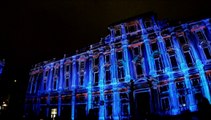 Lyon, Terre Aux Lumières - Fête des Lumières 2014 - Place des Terreaux, Lyon 1er