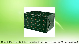 Christmas Holiday Birthday Present Gift Wrapping Paper Miami Hurricanes NCAA Review
