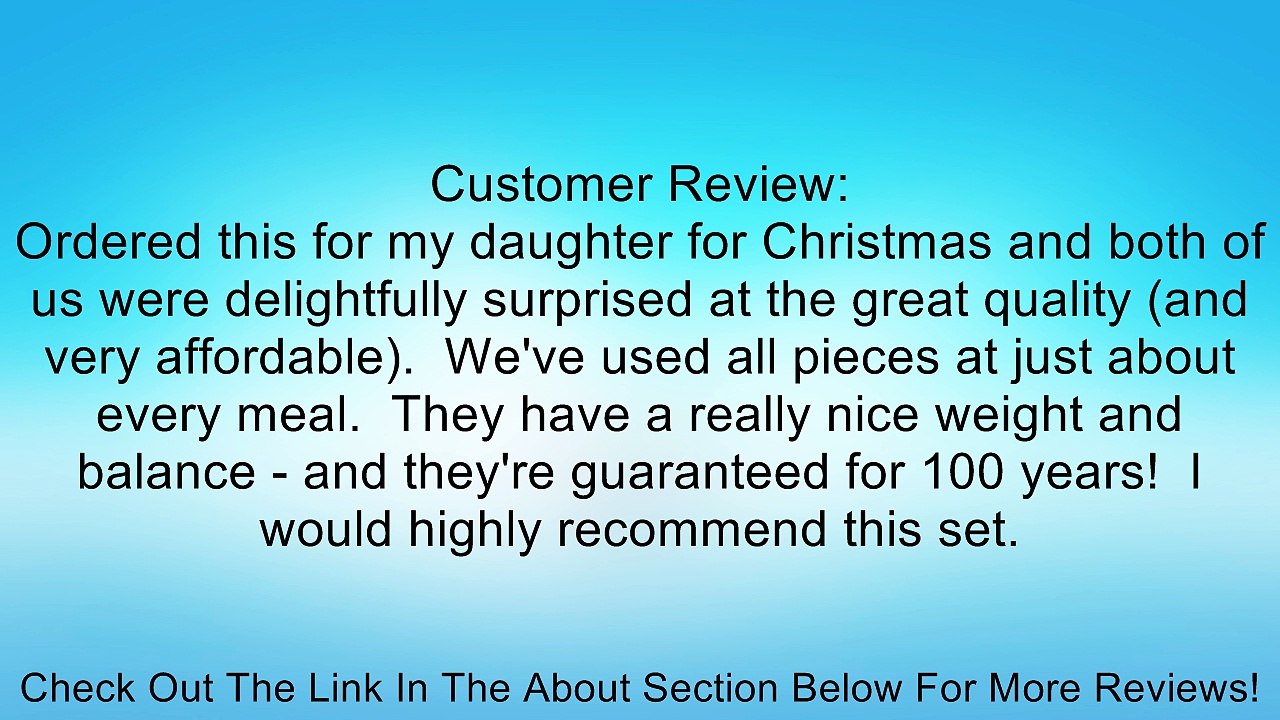 Overture 4 Piece Hostess Flatware Set Review
