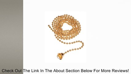 Pass & Seymour 3BCC10 Brass Bead Chain Three Feet Multi Purpose Multiple Uses Review