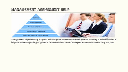 Management Assignment Help By UK Best Tutor
