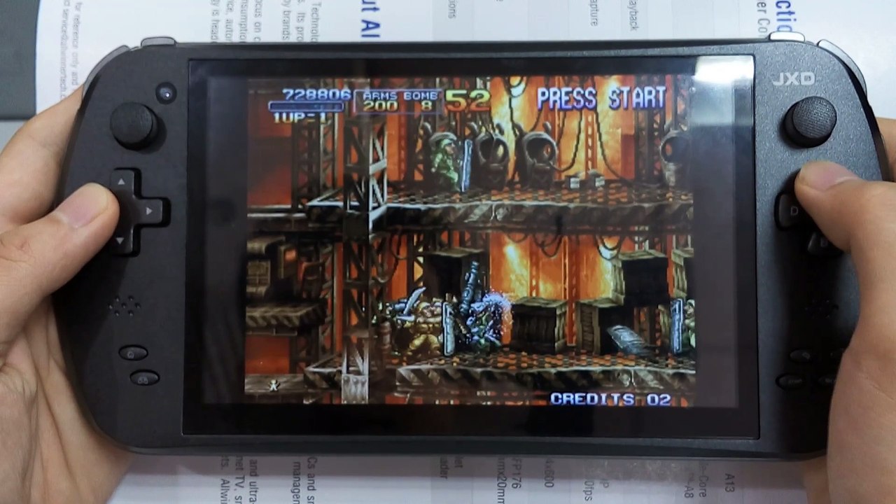 03 Metal Slug 3 NeoGeo Gun Video Game on JXD S7800B Tablet Gamepad