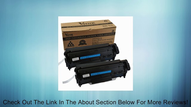 v4ink Compatible Toner Cartridge Replacement for HP Q2612A ( Black , 2-Pack ) Review