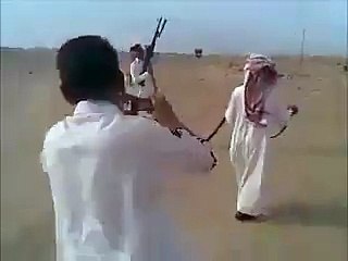 Arab Man Firing Too Much Dangerous