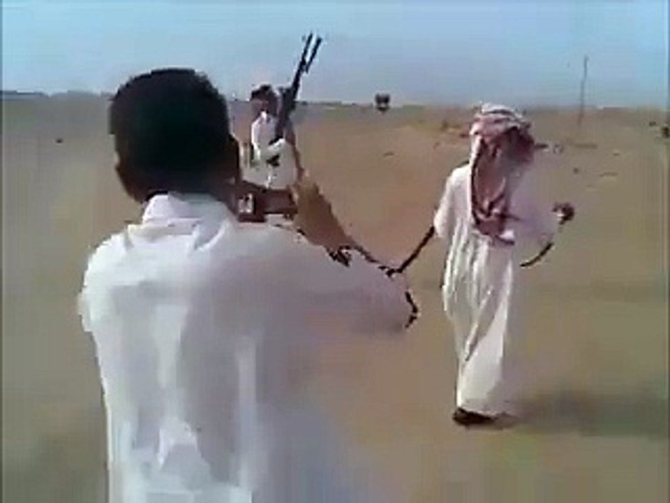 Arab Man Firing Too Much Dangerous