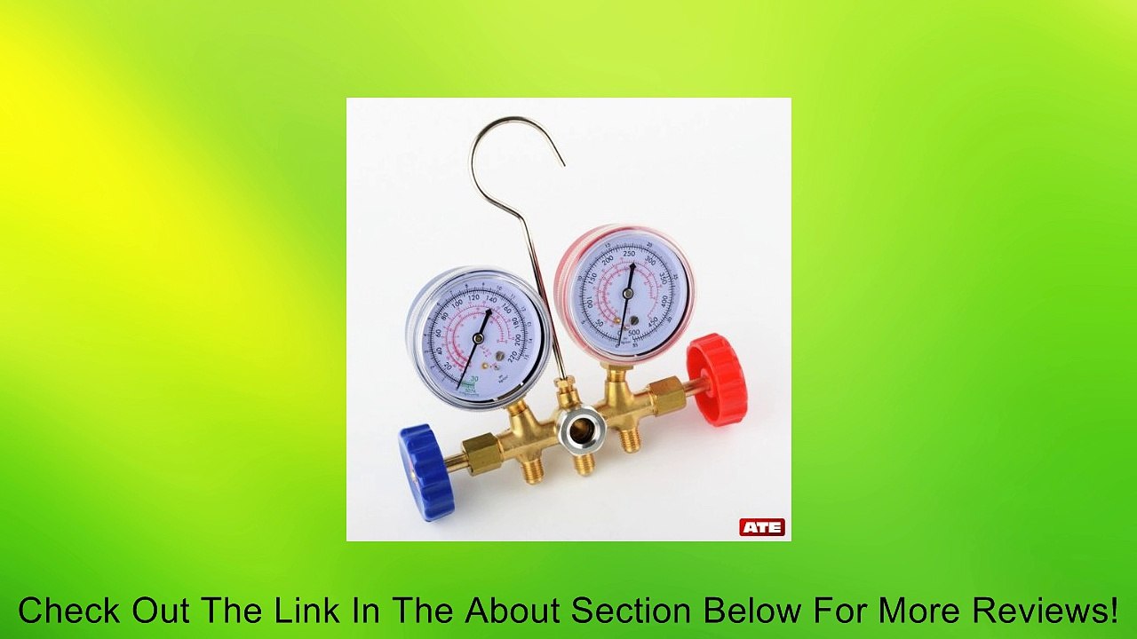 NEW A/C Manifold Gauge Set Easy To Read Guages Diagnostic Tool Review