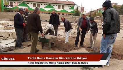 ROMA HAMAMI GÜN YÜZÜNE ÇIKIYOR