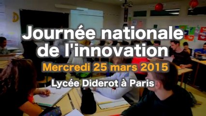 Journée de l'innovation 2015, appel à projet (10 nov-15 janvier 2015)