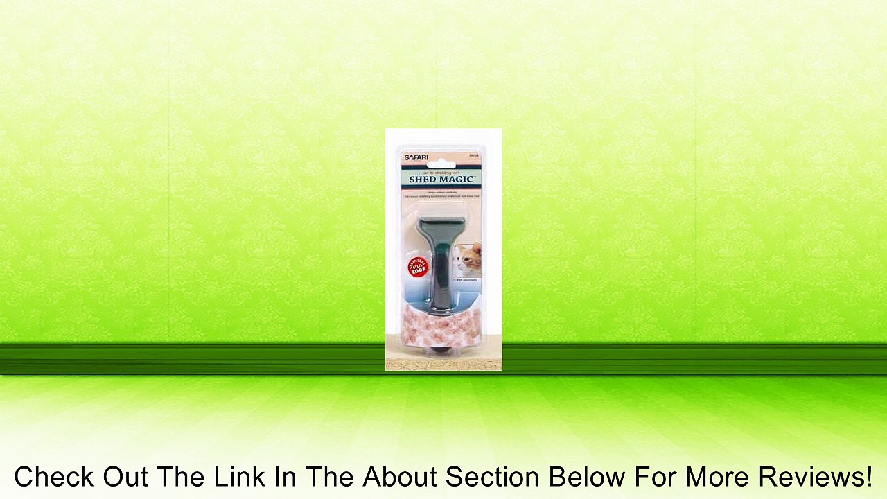 Safari Shed Magic Deshedding Tool Cat Review