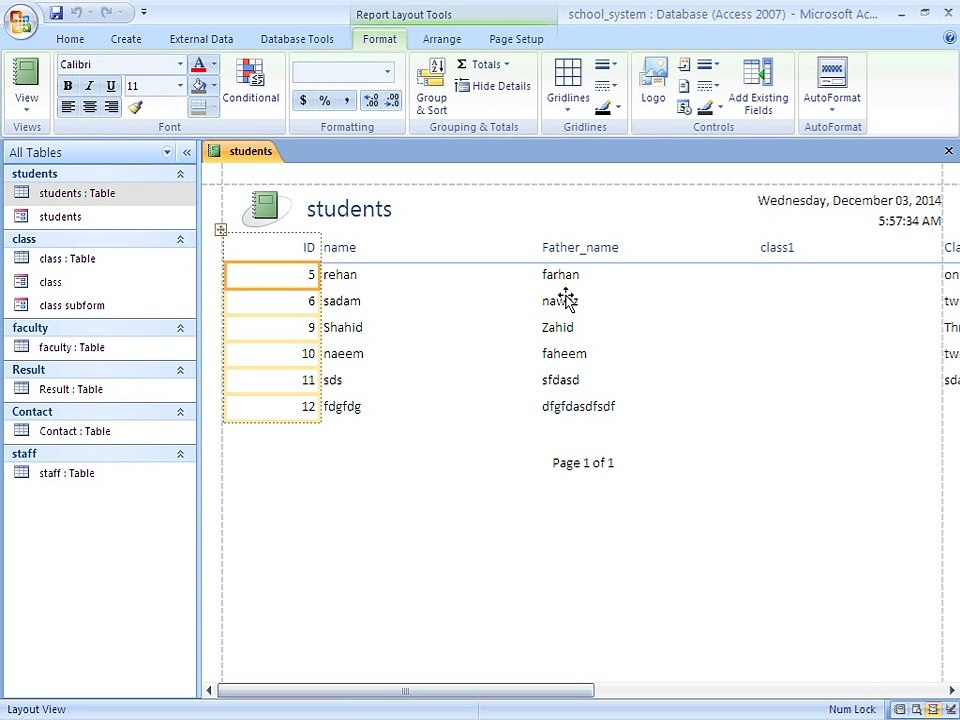 Access, Urdu Tutorials, Class 059