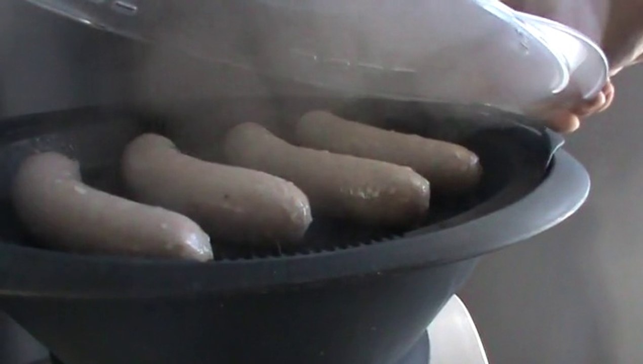 Bratwürste im Thermomix TM 31 kochen