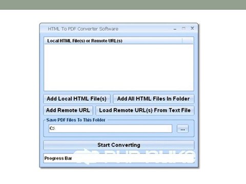 How to Convert from Html to PDF using html to pdf converter