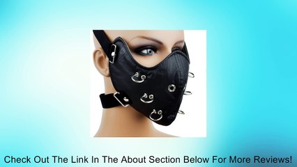 Black O Ring Biker Motorcycle Full Face Mask Riding Protective Gear Review