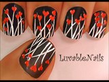 Valentine's Day Heart Nail Art Tutorial - Valentine's Day Nails for Valentine's Day Nail Art Valentine's Day nail designs