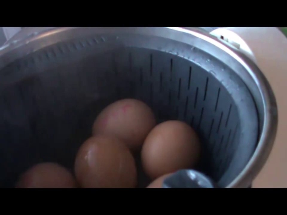 Thermomix TM 31 Mr Thermomen Matthias kocht 6 Eier hart