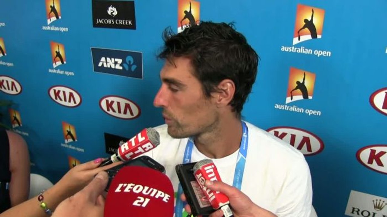 TENNIS - AUS (H) - Chardy : «Je ne me suis jamais fait peur»