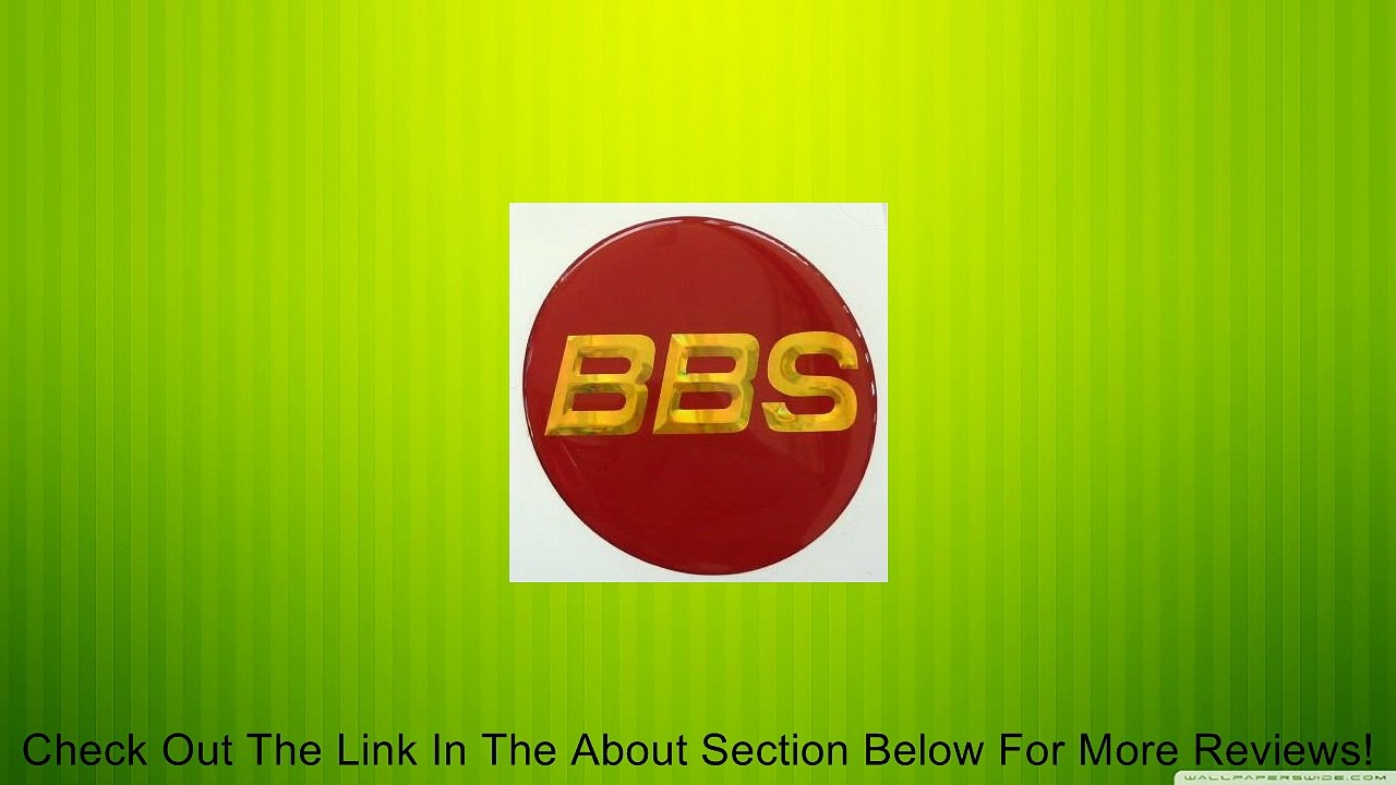 BBS 5.9 Cm Red Resin Sticker Decals Center Wheel Caps Cover Hub Rim Review