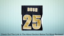 New Orleans Saints NFL Womens REGGIE BUSH # 25 Dazzle Fashion Jersey, Black Review