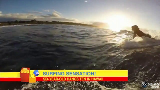 6-Year-Old boy Surfing Prodigy