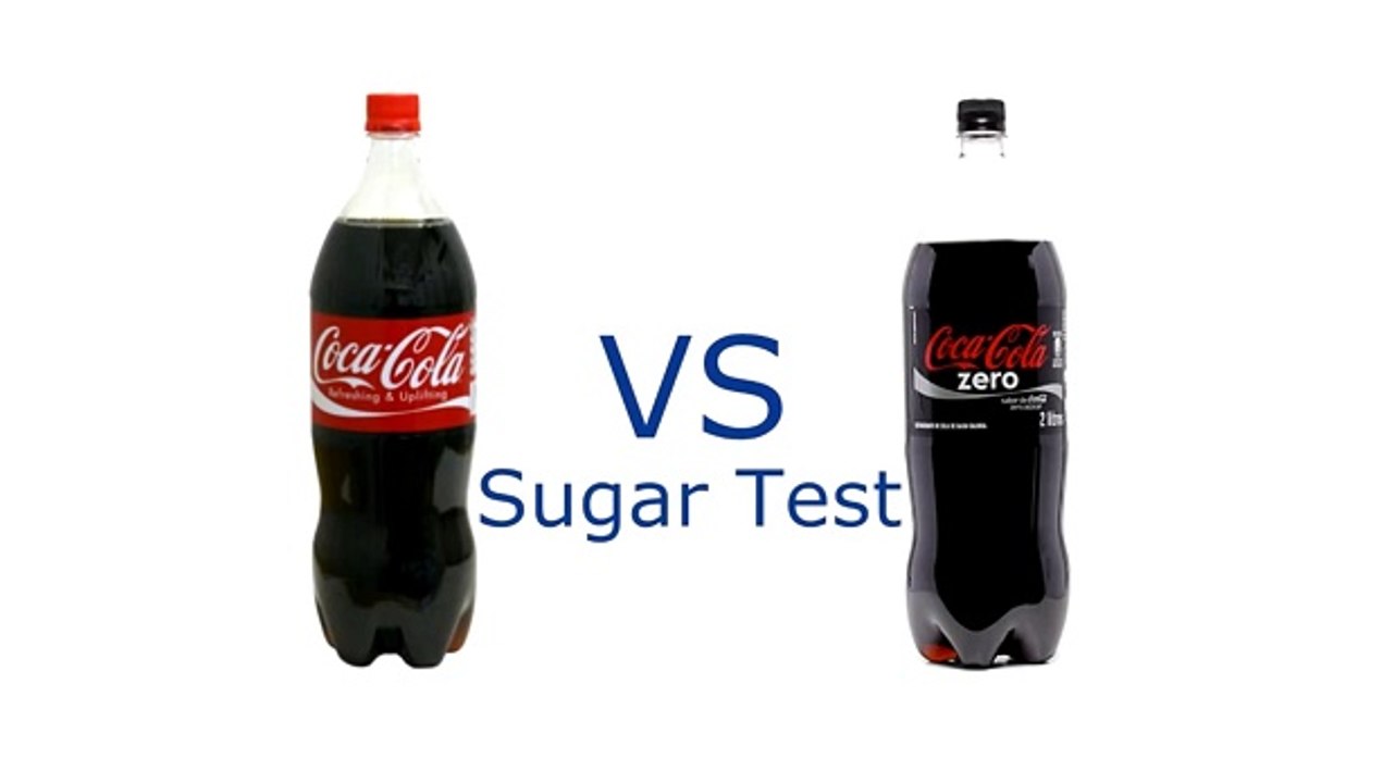 Coca Cola vs Coca Cola Zero - Test du sucre