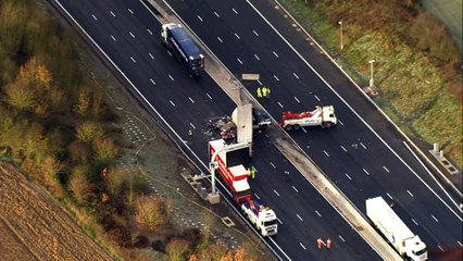 Part of the M25 closed after fatal crash