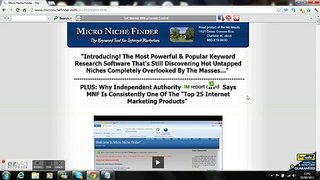 Tony Warren Introduces Micro Niche Finder