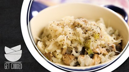 Baked Risotto With Mushroom And Leek - My Recipe Book With Tarika Singh