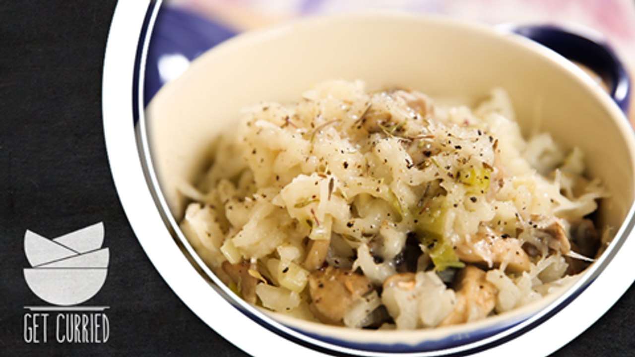 Baked Risotto With Mushroom And Leek - My Recipe Book With Tarika Singh